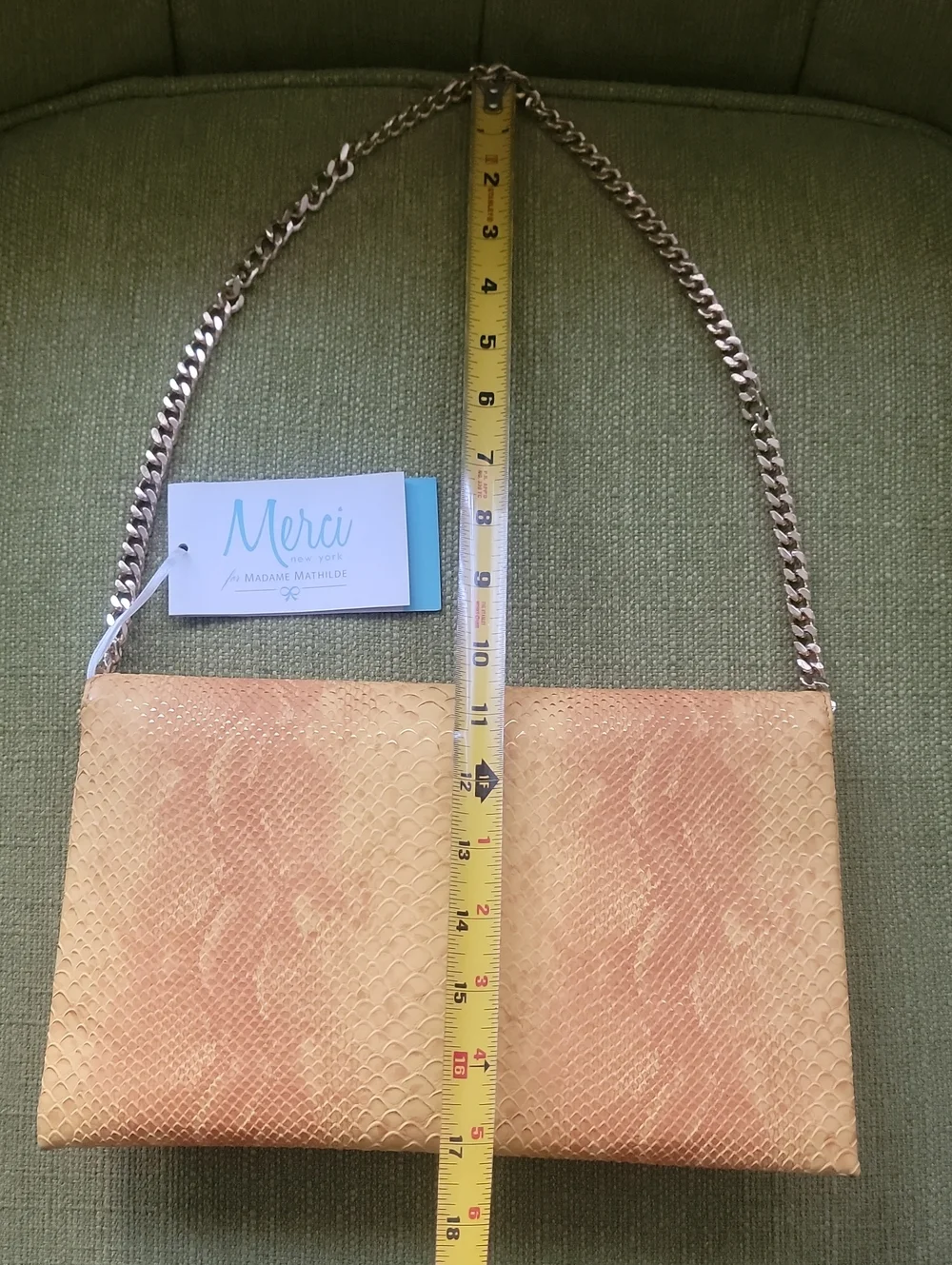 Merci New York By MADAME MATHILDE Clutch Shoulder Purse